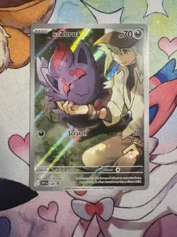 N's Zorua - 189 Sv: Scarlet & Violet Black Star Promo Card 💎 - Image 1