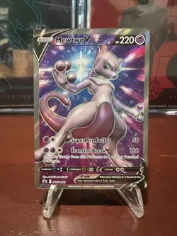Mewtwo V SWSH229 Holo Promo Card Sword & Shield Pokemon TCG NM - Image 1
