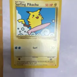 Pokemon Surfing Pikachu Card #28 1999-2000 Nintendo Creatures GAMEFREAK - Image 1