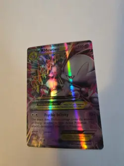 Pokemon M Mega Mewtwo EX Ultra Rare Holo TCG Card 64/162 - Image 2