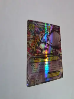 Pokemon M Mega Mewtwo EX Ultra Rare Holo TCG Card 64/162 - Image 3