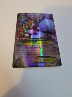 Pokemon M Mega Mewtwo EX Ultra Rare Holo TCG Card 64/162 - Image 4