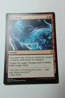 MTG Bolt Bend x1- -War of the Spark-Lightly Played - Image 1