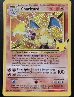 Charizard 4/102 Holo 2021 Pokemon Celebrations Classic Collection 25th Anniversa - Image 1