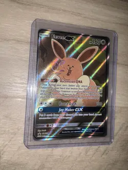 Pokemon TCG Eevee GX SM233 Full Art Promo Black Star Ultra Rare Holo NM - Image 1