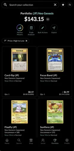 Japanese Neo Genesis Lot Of (53) Vintage Pokemon TCG NM Bulk - Image 5