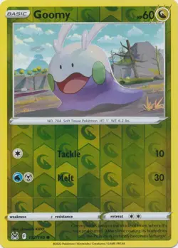 Reverse Holo Goomy 132/196 Lost Origin Common Pokemon TCG - Image 1