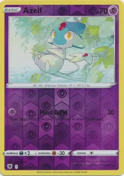 Reverse Holo Azelf 067/189 Uncommon Astral Radiance Pokemon TCG - Image 1