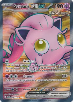 Scream Tail ex - 197/167 Ultra Rare Twilight Masquerade Pokemon TCG - Image 1