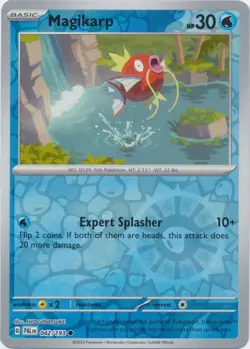 Reverse Holo Magikarp 042/193 Common Paldea Evolved Pokemon TCG - Image 1