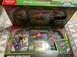 Lot of 2 - Pokemon Mega Venusaur ex Premium Collection Boxes - Brand New Sealed - Image 1