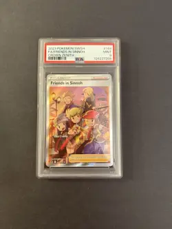 2023 Pokemon Friends in Sinnoh 149/159 Crown Zenith Full Art PSA 9 Mint - Image 1