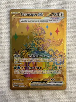 Terapagos ex 180/131 Prismatic Evolutions Holo Hyper Rare Full Art Pokemon NM - Image 1