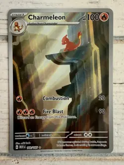 Charmeleon 169/165 Illustration Rare SV: 151 Pokemon TCG English NM/MINT!! - Image 1