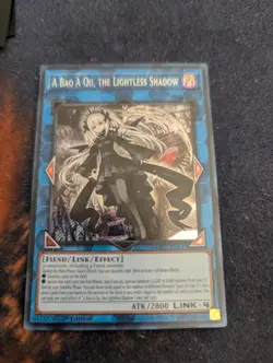 Yugioh A Bao A Qu, the Lightless Shadow SUDA-EN049 Supreme Darkness 1st Edition - Image 1