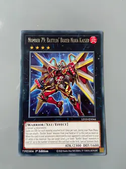 Number 79: Battlin' Boxer Nova Kaiser - Rare 1st Edition LD10-EN044 Yugioh - Image 1