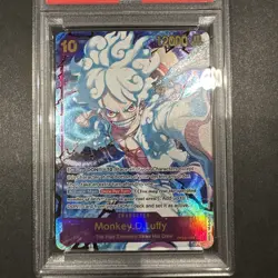 One Piece PRB01 Monkey D. Luffy PSA10 OP05-119 SEC Alt Art -The Best- English - Image 2