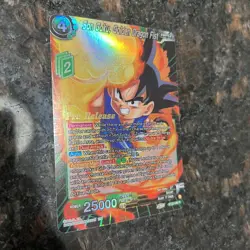 Son Goku Golden Dragon Fist PRERELEASE Foil Dragon Ball Super Card Game | NM - Image 3