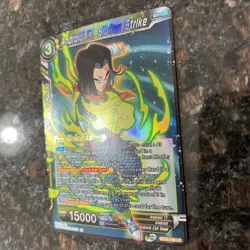 Android 17 Sibling Strike PRERELEASE Foil Dragon Ball Super Card Game | NM - Image 2