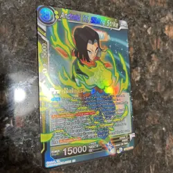 Android 17 Sibling Strike PRERELEASE Foil Dragon Ball Super Card Game | NM - Image 3