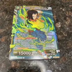 Android 17 Sibling Strike PRERELEASE Foil Dragon Ball Super Card Game | NM - Image 4
