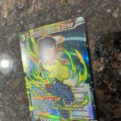 Android 17 Sibling Strike PRERELEASE Foil Dragon Ball Super Card Game | NM - Image 5