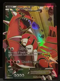 Pokemon Groudon-EX Full Art Ultra Rare Holo XY Primal Clash 150/160 EX Card - Image 1