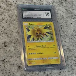 Zapdos 012/034 CGC 10 Pristine | TCG Classic 2023 Pokemon Card Slab | LEGENDARY - Image 1