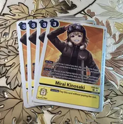 Digimon Card Game Playset Mirai Kinosaki EX9-067 Rare Versus Monsters - Image 1