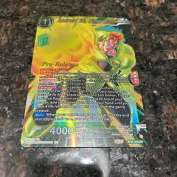 Android 16 Final Wish BT21-074 PRERELEASE Foil Dragon Ball Super Card Game | NM - Image 4