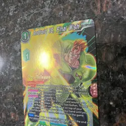 Android 16 Final Wish BT21-074 PRERELEASE Foil Dragon Ball Super Card Game | NM - Image 5