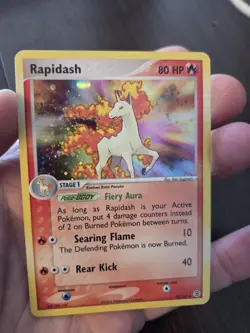 Rapidash Holo Rare Card 13/112 FireRed LeafGreen 2004 NM/LP - Image 2