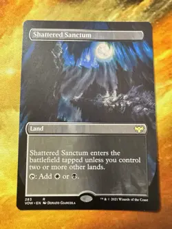 MTG Shattered Sanctum Innistrad: Crimson Vow Borderless NM Mint Land Rare - Image 2