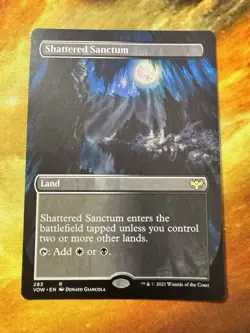 MTG Shattered Sanctum Innistrad: Crimson Vow Borderless NM Mint Land Rare - Image 3