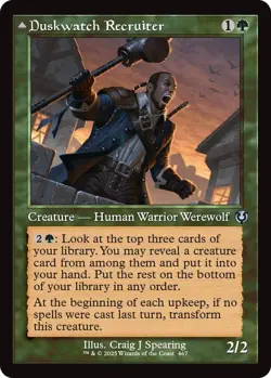 MTG Foil - Duskwatch Recruiter (Retro Frame) - 467 / NM / English - Image 1