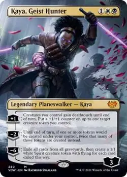 Kaya, Geist Hunter (Borderless) M Innistrad: Crimson Vow 280 NM - Image 1