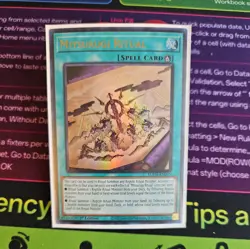 Mitsurugi Ritual - SUDA-EN095 - Ultra Rare - 1st Ed - NM - YU-GI-OH! - Image 1