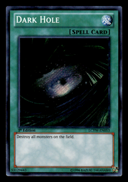 Dark Hole - NM - LCYW-EN053 - 1st Edition - Secret Rare - Yu-Gi-Oh! TCG - Image 1