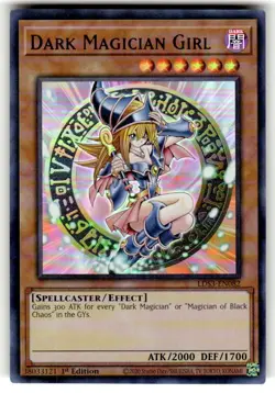 Yugioh Dark Magician Girl LDS3-EN082 Red Ultra Rare 1st Edition NM - Image 1