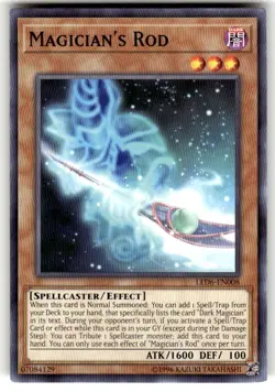 Yu-Gi-Oh! Magician's Rod Common LED6-EN008 1st Edition NM - Image 1