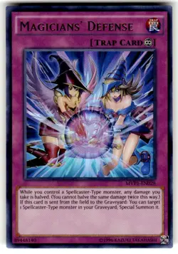 Yugioh! Magicians' Defense - MVP1-EN028 - Ultra Rare - Unlimited Edition NM - Image 1