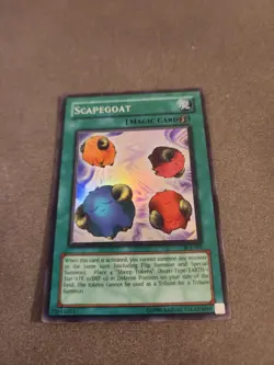 Yu-Gi-Oh! Scapegoat SDJ-041 1st Edition Super Rare Vintage LP y28 - Image 1