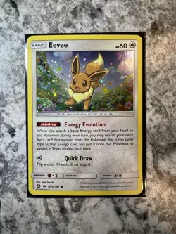 Eevee 101A/149 Alternate Art Holo Promo Pokemon Card NM - Image 1