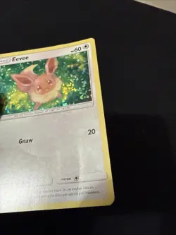 McDonald's Eevee 12/12 Promo Holo Pokemon Card 2019 Damaged - Image 3
