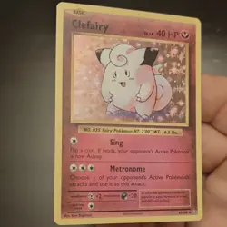 Pokemon Clefairy 63/108 Evolutions Holo Rare Pokemon Card 40 HP English - Image 1