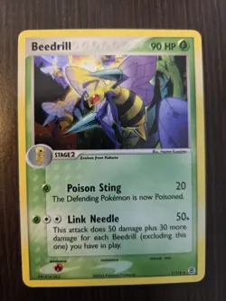 Beedrill 2004 EX FireRed & LeafGreen Holo Card #1/112 Stage 2 Rare Holo LP - Image 1