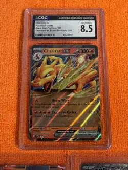 Charizard ex 125/108 Pokemon Card:Ruler of the Black Flame (Japanese) NM & EXTRA - Image 3