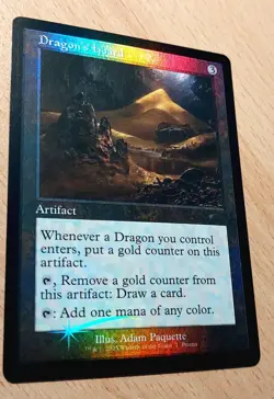 Mtg Magic: +FOIL+ Hort des Drachen, Dragon's Hoard, Mint, Manafix, Kartenvorteil - Image 1