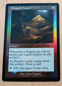 Mtg Magic: +FOIL+ Hort des Drachen, Dragon's Hoard, Mint, Manafix, Kartenvorteil - Image 2