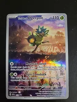 Teal Mask Ogerpon - SVP123 - Pokemon Scarlet & Violet Promo Ultra Rare Holo NM - Image 1